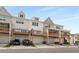 Three-story townhomes with attached garages and private decks at 1708 Evenstad Way, Smyrna, GA 30080