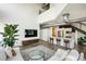 Spacious living room with hardwood floors, open floor plan, and modern finishes at 260 18Th Nw St # 10311, Atlanta, GA 30363