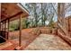 Backyard with steps leading to a patio at 1881 Broad Ave, East Point, GA 30344