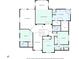Second floor plan with bedrooms, bathrooms, walk-in closets and laundry at 5669 Hollowbrooke Nw Ln, Acworth, GA 30101