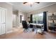 Office space features a large window and deck access at 5669 Hollowbrooke Nw Ln, Acworth, GA 30101