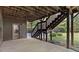 Patio with door and stairs leading to pool at 5669 Hollowbrooke Nw Ln, Acworth, GA 30101