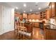 Spacious kitchen with granite countertops and wood cabinetry at 5114 Parkwood Oaks Ln, Mableton, GA 30126