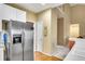 Kitchen with stainless steel appliances and white cabinets at 1556 Delford Se Way, Smyrna, GA 30082