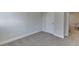 Simple bedroom with carpet and neutral walls at 1238 Ainsworth Aly # 38, Sugar Hill, GA 30518