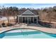 Community pool with adjacent covered seating area at 4770 Alford Commons, Cumming, GA 30028