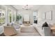 Inviting living area featuring natural light, plush seating, and stylish contemporary decor at 907 E Green Ln, Clarkston, GA 30021
