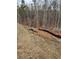 View of land with an erosion control fence and some trees in the background at 319 Willam Gossett Dr, Canton, GA 30114