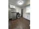 Kitchen with stainless steel appliances and white cabinets at 346 Tazor St, Atlanta, GA 30314