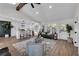 This open-concept space seamlessly connects the living area with the kitchen, and outdoor views from large windows at 2645 Shadow Woods Ne Cir, Marietta, GA 30062