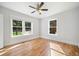 Spacious bedroom with hardwood floors and ceiling fan at 1183 Cahaba Dr, Atlanta, GA 30311