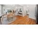 Light-filled dining area with hardwood floors and access to living room at 1183 Cahaba Dr, Atlanta, GA 30311