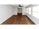 Hardwood floors, neutral walls, ceiling fan, and lots of natural light at 1368 Wichita Sw Dr, Atlanta, GA 30311