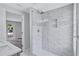 Modern bathroom with a large walk-in shower and stylish fixtures at 1641 Pinehurst Sw Dr, Atlanta, GA 30311