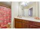 Bathroom with shower/tub combo and vanity at 2916 Hillside Pl, Decatur, GA 30034