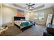 Well-lit bedroom featuring a king-size bed and window at 2916 Hillside Pl, Decatur, GA 30034