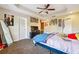 Bright bedroom with large bed and ample space at 2916 Hillside Pl, Decatur, GA 30034