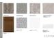 Material samples showcasing flooring, countertops, and cabinetry at 6243 Kenbrook Dr, Tucker, GA 30084