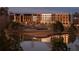 Aerial view of The Thompson hotel with reflecting pool at 190 Rolison Way, Fayetteville, GA 30214