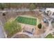 Aerial view of park with football field and pavilion at 2439 Woodridge Dr, Decatur, GA 30033