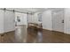 Bright dining area with barn door separating it from a bedroom at 2439 Woodridge Dr, Decatur, GA 30033