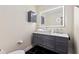 Modern bathroom with floating vanity and illuminated mirror at 2680 Pine Tree Ne Rd # 2, Atlanta, GA 30324