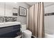 Modern bathroom with updated vanity and shower/tub combo at 2680 Pine Tree Ne Rd # 2, Atlanta, GA 30324