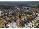 Aerial view of a beautiful neighborhood with lake access and many homes at 2777 Lakeview Walk, Decatur, GA 30035