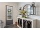 Bright foyer with a console table and decorative lanterns at 364 Concord St, Alpharetta, GA 30009