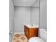 Clean bathroom with updated vanity and toilet at 2234 Cherokee Valley Dr, Lithonia, GA 30058