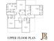 Upper floor plan showing bedrooms, bathrooms, and laundry room at 600 Autumn Ln, Marietta, GA 30068