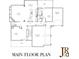 Main floor plan showing kitchen, Gathering room, and garage at 600 Autumn Ln, Marietta, GA 30068