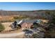 Aerial view of home and property, showcasing the surrounding landscape at 1150 Brushy Mountain Rd, Rockmart, GA 30153