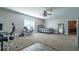 Bright bedroom with carpeted floor, workspace, and a bed at 1150 Brushy Mountain Rd, Rockmart, GA 30153