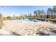 Inviting pool area with stone patio and lounge furniture at 1150 Brushy Mountain Rd, Rockmart, GA 30153