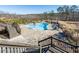 Inviting pool with spacious patio and wooded views at 1150 Brushy Mountain Rd, Rockmart, GA 30153