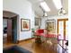 Modern dining area with red table and natural light at 1605 Brandon Hall Dr, Atlanta, GA 30350