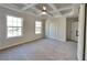 Spacious bedroom with ceiling fan and large windows at 2548 Bellview Nw Ave, Atlanta, GA 30318