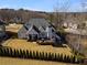 Aerial view of house, deck, and backyard at 5008 Cambridge Ln, Villa Rica, GA 30180