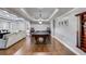 Finished basement recreation room with pool table, seating area, and hardwood floors at 5008 Cambridge Ln, Villa Rica, GA 30180