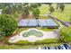 Community tennis courts and small pool at 5008 Cambridge Ln, Villa Rica, GA 30180