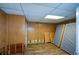Unfinished basement room with new flooring and walls at 750 Skipper Dr, Atlanta, GA 30318
