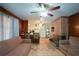 Living area with open kitchen and breakfast bar at 750 Skipper Dr, Atlanta, GA 30318