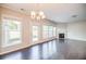 Bright dining area with hardwood floors and backyard access at 1216 Foxcroft Ln, Cumming, GA 30041