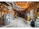 Unfinished basement with utility area and storage shelving at 37 Waterstone Se Dr, Cartersville, GA 30121