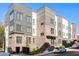 Modern townhome complex with stylish brick and siding accents at 396 Pratt Se Dr # 1932, Atlanta, GA 30315