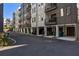 Street view of modern townhomes, featuring garages and balcony, with neat landscaping and street access at 396 Pratt Se Dr # 1932, Atlanta, GA 30315