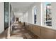 Bright hallway with modern wainscoting and carpet at 396 Pratt Se Dr # 1932, Atlanta, GA 30315