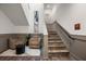 Comfortable waiting area with armchairs and stairs leading to upper floors at 396 Pratt Se Dr # 1932, Atlanta, GA 30315
