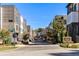 Street view of modern townhomes, landscaped sidewalks and street at 396 Pratt Se Dr # 1932, Atlanta, GA 30315